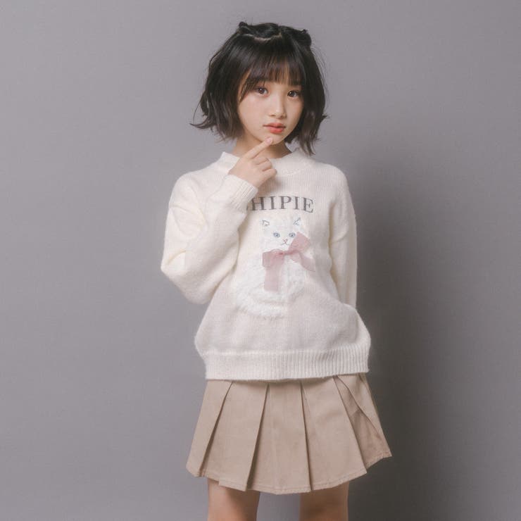 【CHIPIE/シピ】ふわふわシャギーキャットデザインニット | URBAN CHERRY | 詳細画像17 