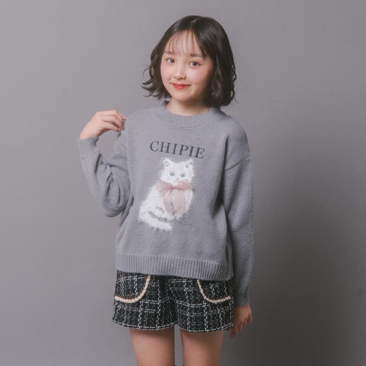 【CHIPIE/シピ】ふわふわシャギーキャットデザインニット | URBAN CHERRY | 詳細画像20 
