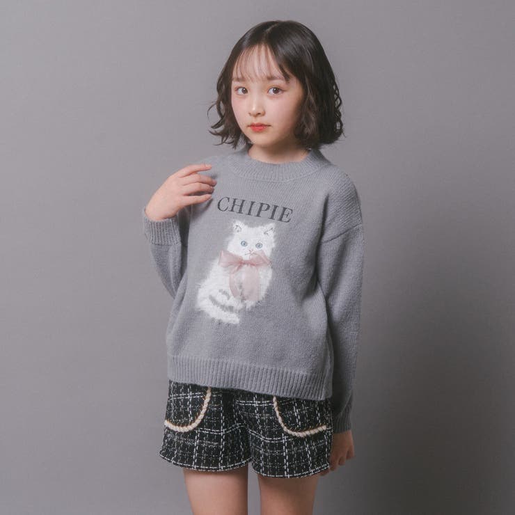 【CHIPIE/シピ】ふわふわシャギーキャットデザインニット | URBAN CHERRY | 詳細画像21 