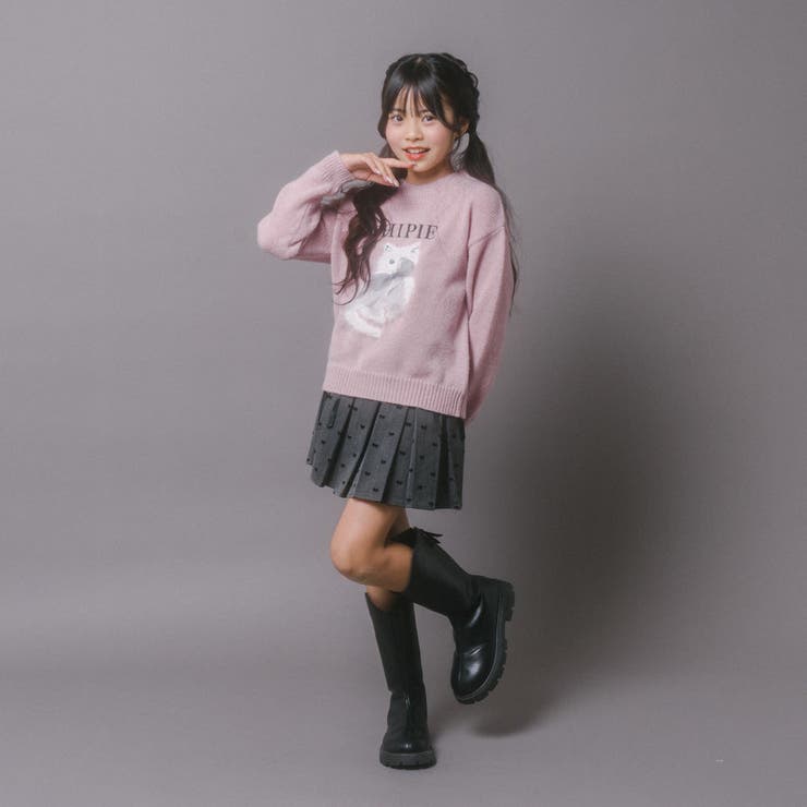 【CHIPIE/シピ】ふわふわシャギーキャットデザインニット | URBAN CHERRY | 詳細画像26 