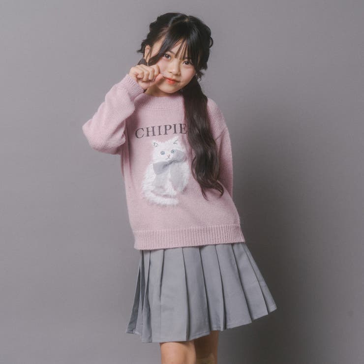 【CHIPIE/シピ】ふわふわシャギーキャットデザインニット | URBAN CHERRY | 詳細画像27 