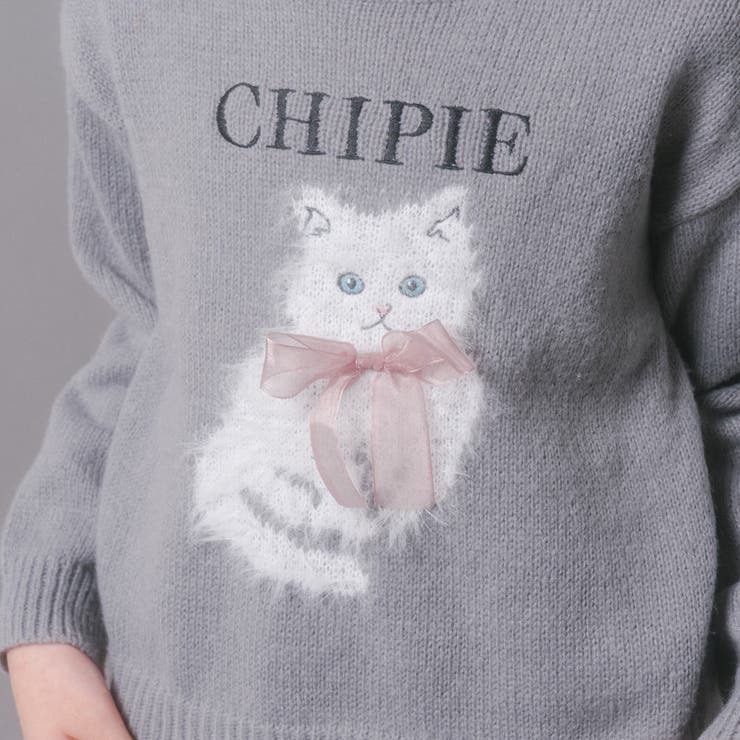 【CHIPIE/シピ】ふわふわシャギーキャットデザインニット | URBAN CHERRY | 詳細画像34 