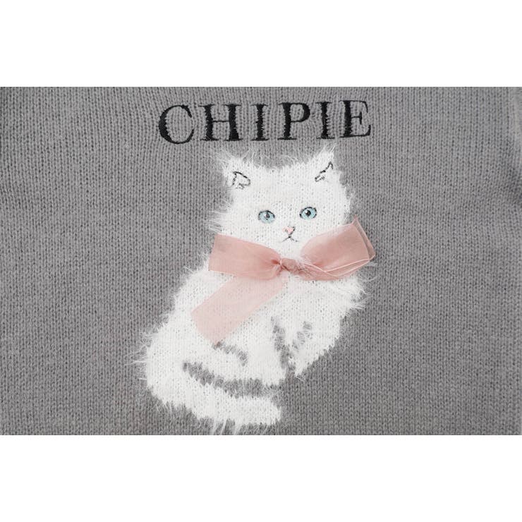 【CHIPIE/シピ】ふわふわシャギーキャットデザインニット | URBAN CHERRY | 詳細画像37 