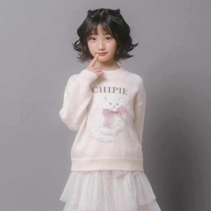 【CHIPIE/シピ】ふわふわシャギーキャットデザインニット | URBAN CHERRY | 詳細画像41 