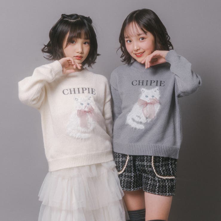 【CHIPIE/シピ】ふわふわシャギーキャットデザインニット | URBAN CHERRY | 詳細画像46 