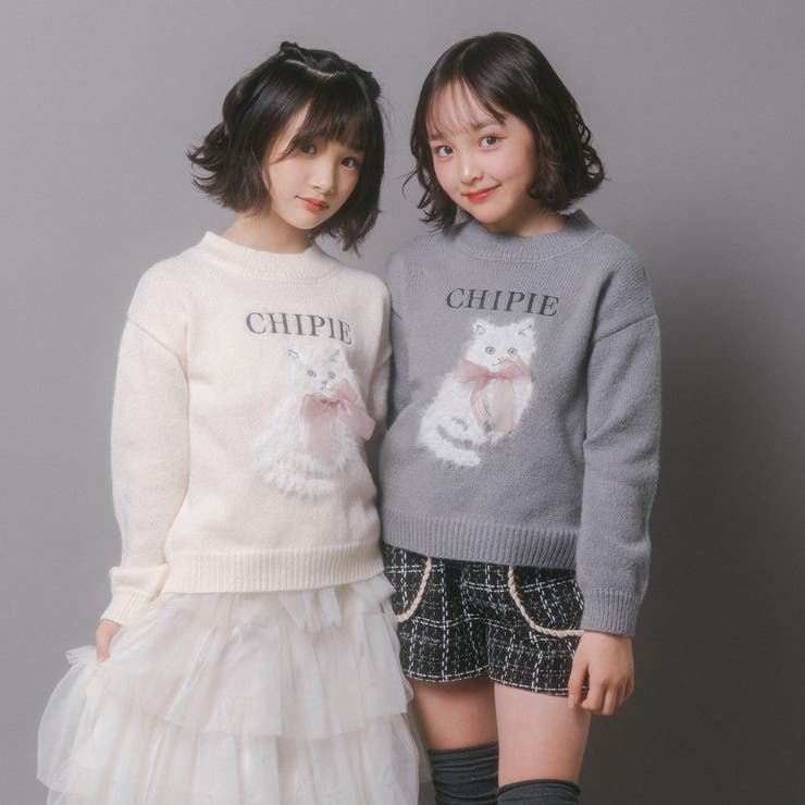 【CHIPIE/シピ】ふわふわシャギーキャットデザインニット | URBAN CHERRY | 詳細画像48 