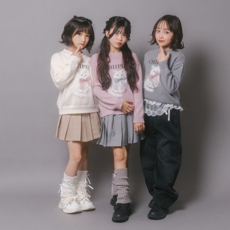 【CHIPIE/シピ】ふわふわシャギーキャットデザインニット | URBAN CHERRY | 詳細画像49 