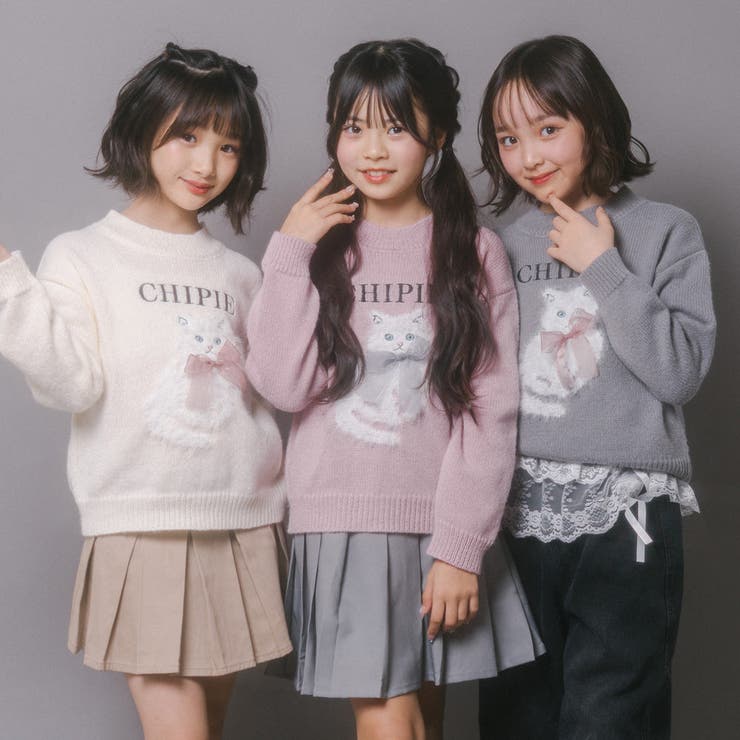 【CHIPIE/シピ】ふわふわシャギーキャットデザインニット | URBAN CHERRY | 詳細画像53 