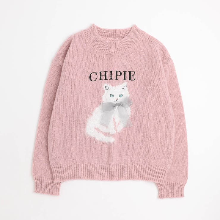【CHIPIE/シピ】ふわふわシャギーキャットデザインニット | URBAN CHERRY | 詳細画像8 