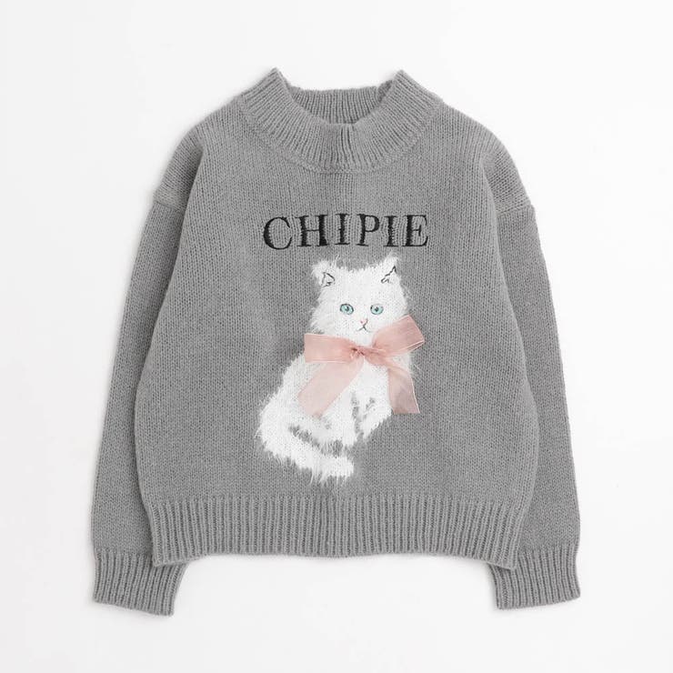 【CHIPIE/シピ】ふわふわシャギーキャットデザインニット | URBAN CHERRY | 詳細画像9 