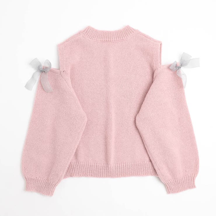 【CHIPIE/シピ】カットショルダーリボン刺繍ニット | URBAN CHERRY | 詳細画像10 