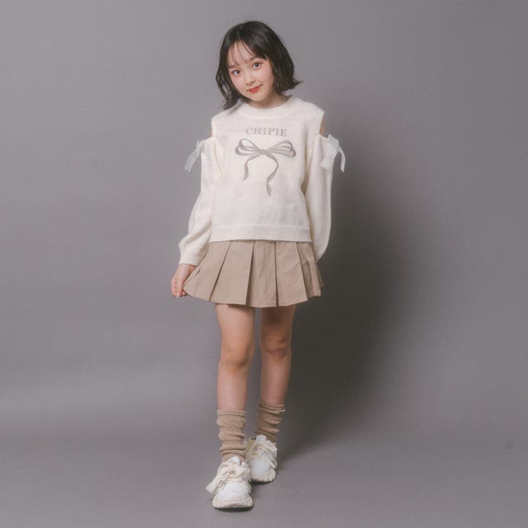 【CHIPIE/シピ】カットショルダーリボン刺繍ニット | URBAN CHERRY | 詳細画像31 