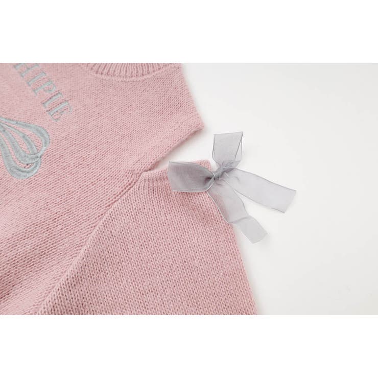 【CHIPIE/シピ】カットショルダーリボン刺繍ニット | URBAN CHERRY | 詳細画像35 