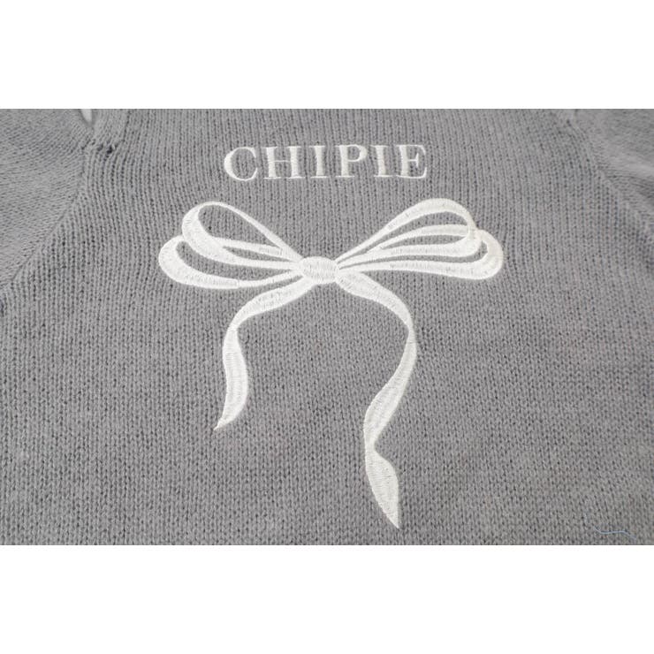 【CHIPIE/シピ】カットショルダーリボン刺繍ニット | URBAN CHERRY | 詳細画像44 