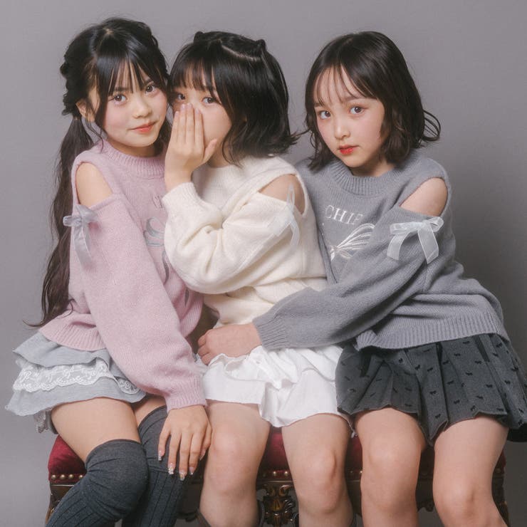 【CHIPIE/シピ】カットショルダーリボン刺繍ニット | URBAN CHERRY | 詳細画像55 