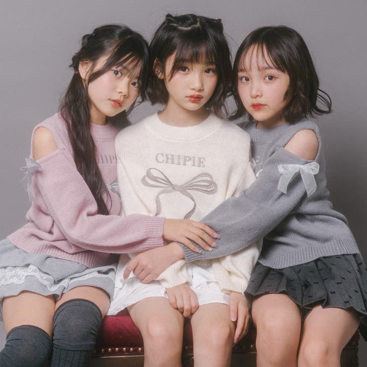 【CHIPIE/シピ】カットショルダーリボン刺繍ニット | URBAN CHERRY | 詳細画像59 