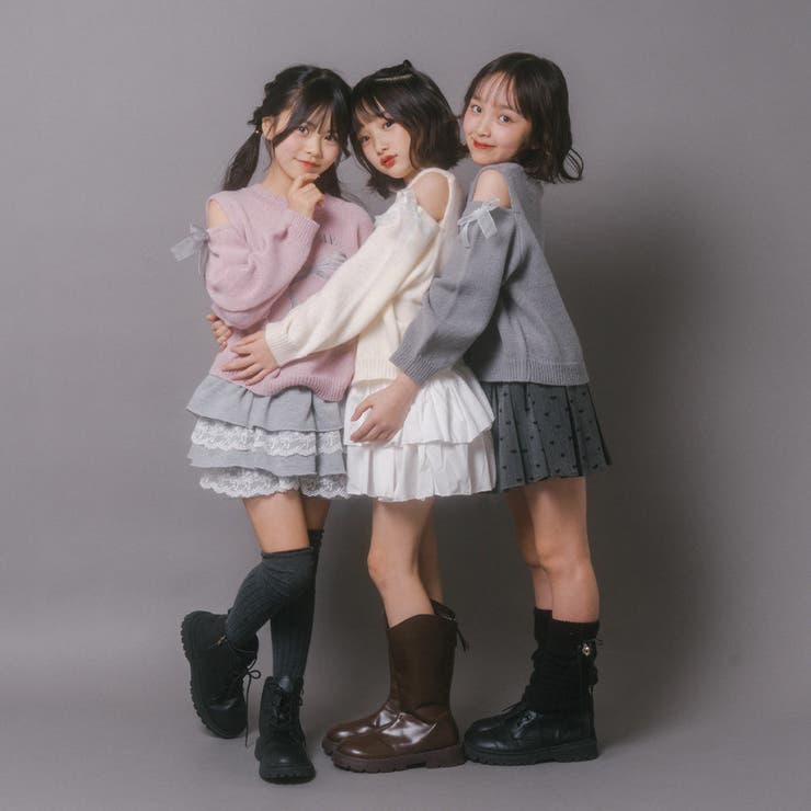 【CHIPIE/シピ】カットショルダーリボン刺繍ニット | URBAN CHERRY | 詳細画像60 