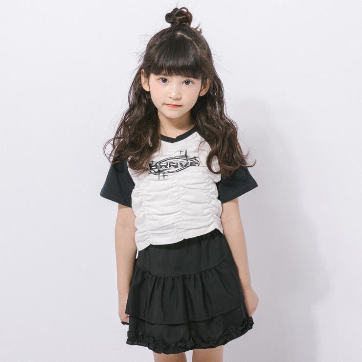 【綿100％/吸水速乾】プラネットロゴギャザーラグランTシャツ | URBAN CHERRY | 詳細画像12 