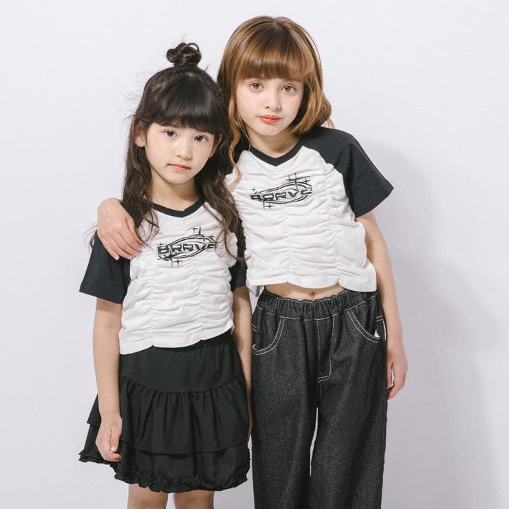 【綿100％/吸水速乾】プラネットロゴギャザーラグランTシャツ | URBAN CHERRY | 詳細画像13 