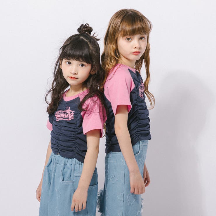 【綿100％/吸水速乾】プラネットロゴギャザーラグランTシャツ | URBAN CHERRY | 詳細画像36 