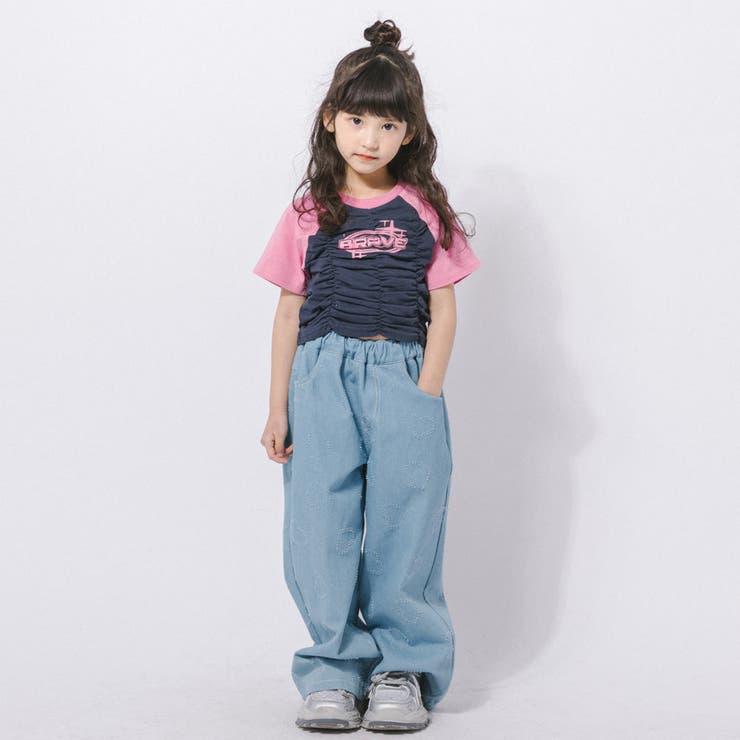 【綿100％/吸水速乾】プラネットロゴギャザーラグランTシャツ | URBAN CHERRY | 詳細画像37 