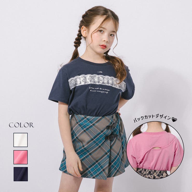 【綿100％/吸水速乾】フラワーロゴプリントレースTシャツ | URBAN CHERRY | 詳細画像1 