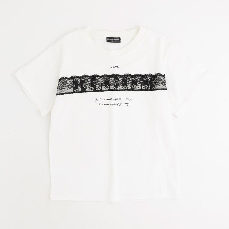 【綿100％/吸水速乾】フラワーロゴプリントレースTシャツ | URBAN CHERRY | 詳細画像6 