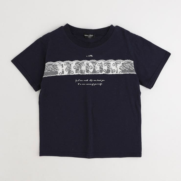 【綿100％/吸水速乾】フラワーロゴプリントレースTシャツ | URBAN CHERRY | 詳細画像8 
