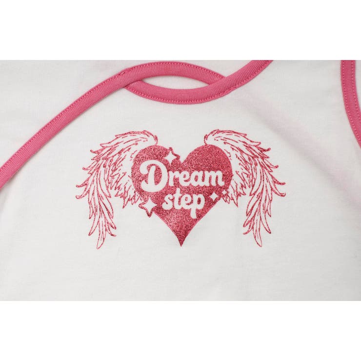 【綿100％/吸水速乾】ハートエンジェルラメプリントカットクロップドTシャツ | URBAN CHERRY | 詳細画像33 