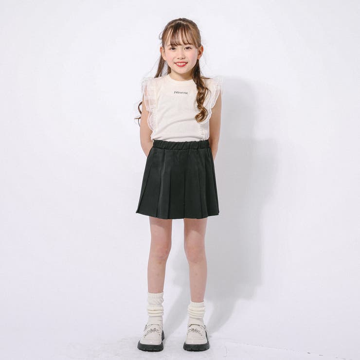 「快適さらリブ素材」シアーフリルノースリーブリブトップス | URBAN CHERRY | 詳細画像15 