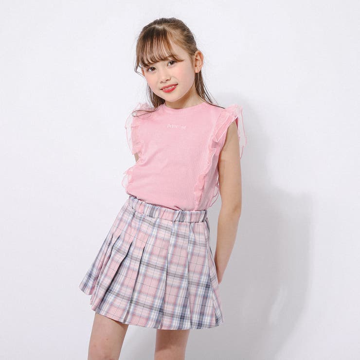 「快適さらリブ素材」シアーフリルノースリーブリブトップス | URBAN CHERRY | 詳細画像18 