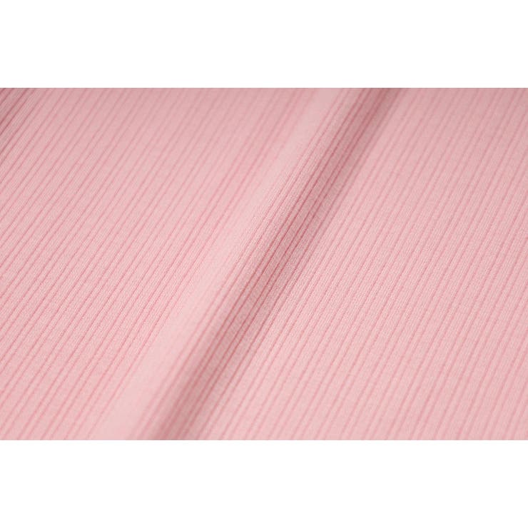 「快適さらリブ素材」シアーフリルノースリーブリブトップス | URBAN CHERRY | 詳細画像33 