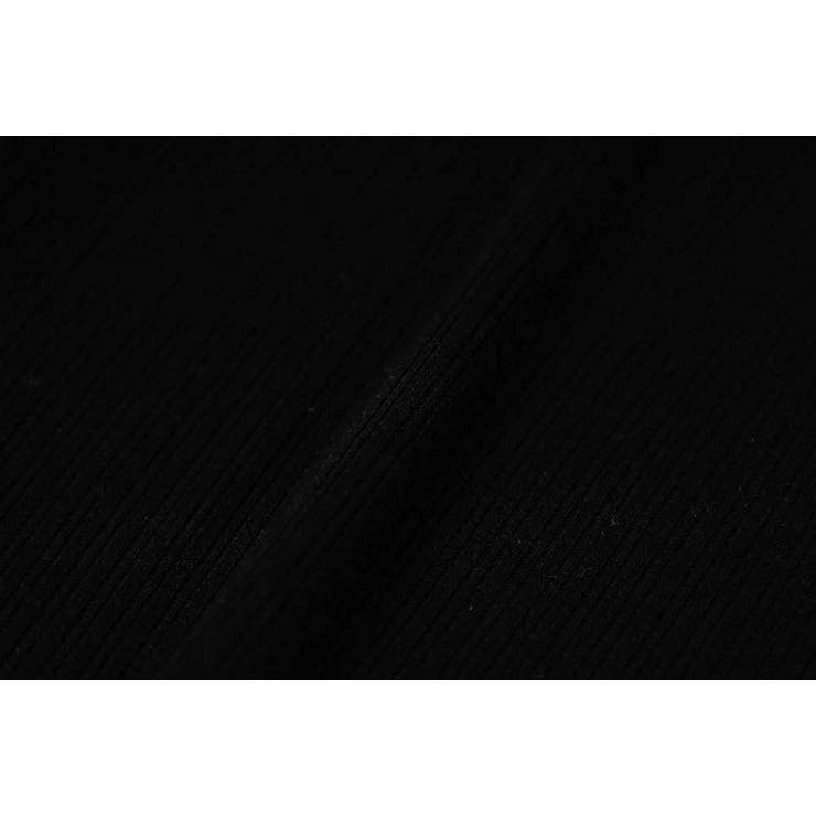 「快適さらリブ素材」シアーフリルノースリーブリブトップス | URBAN CHERRY | 詳細画像34 