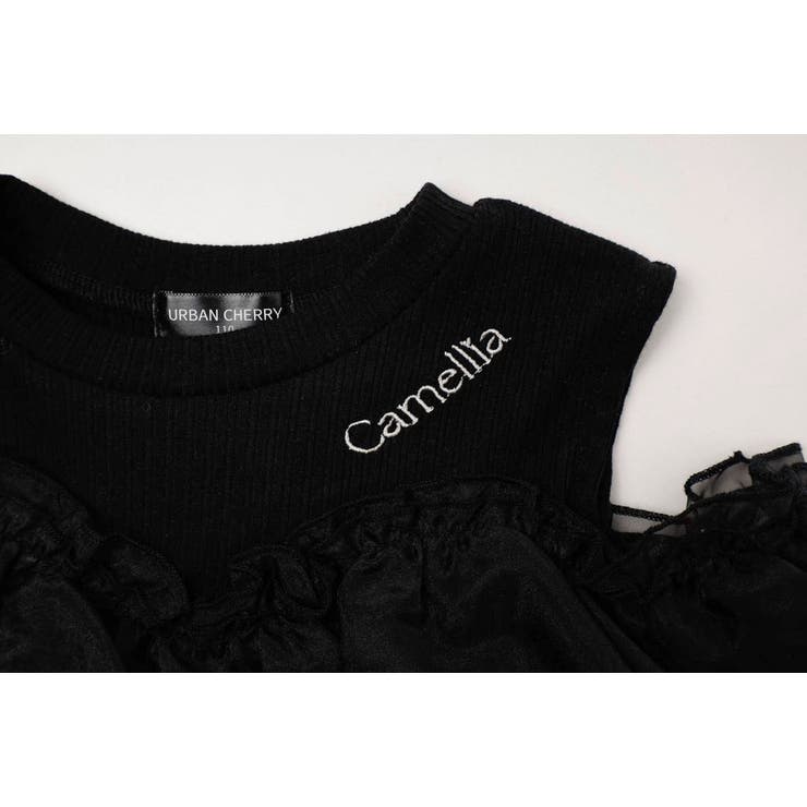 「快適さらリブ素材」カットショルダーシアーフリルリブトップス | URBAN CHERRY | 詳細画像28 