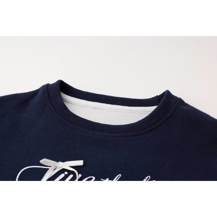 フレンチロゴプリントレースドッキングトレーナー | URBAN CHERRY | 詳細画像12 