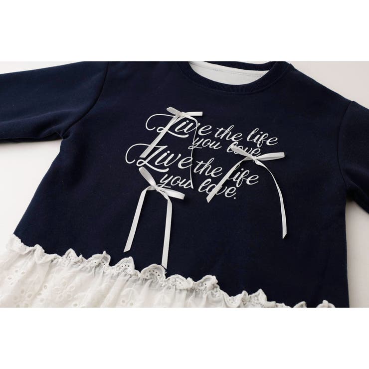 フレンチロゴプリントレースドッキングトレーナー | URBAN CHERRY | 詳細画像13 