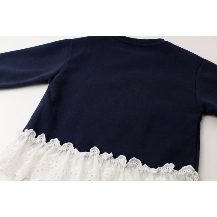 フレンチロゴプリントレースドッキングトレーナー | URBAN CHERRY | 詳細画像15 