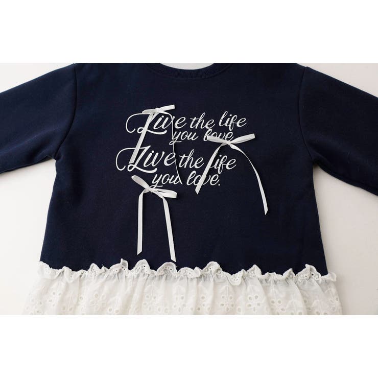 フレンチロゴプリントレースドッキングトレーナー | URBAN CHERRY | 詳細画像17 