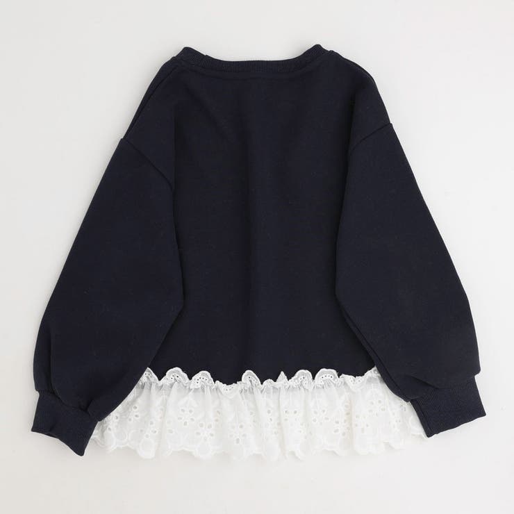 フレンチロゴプリントレースドッキングトレーナー | URBAN CHERRY | 詳細画像4 