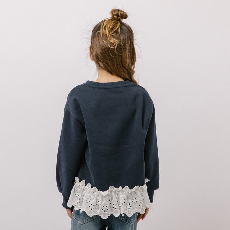 フレンチロゴプリントレースドッキングトレーナー | URBAN CHERRY | 詳細画像6 