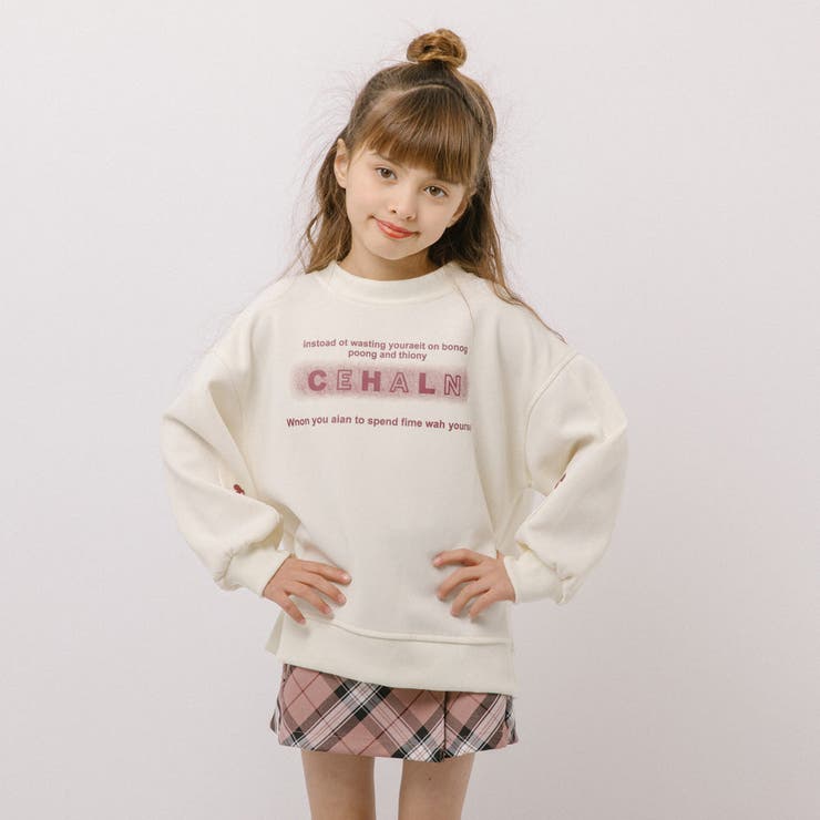 ショルダーリボンデザインプリントトレーナー | URBAN CHERRY | 詳細画像10 