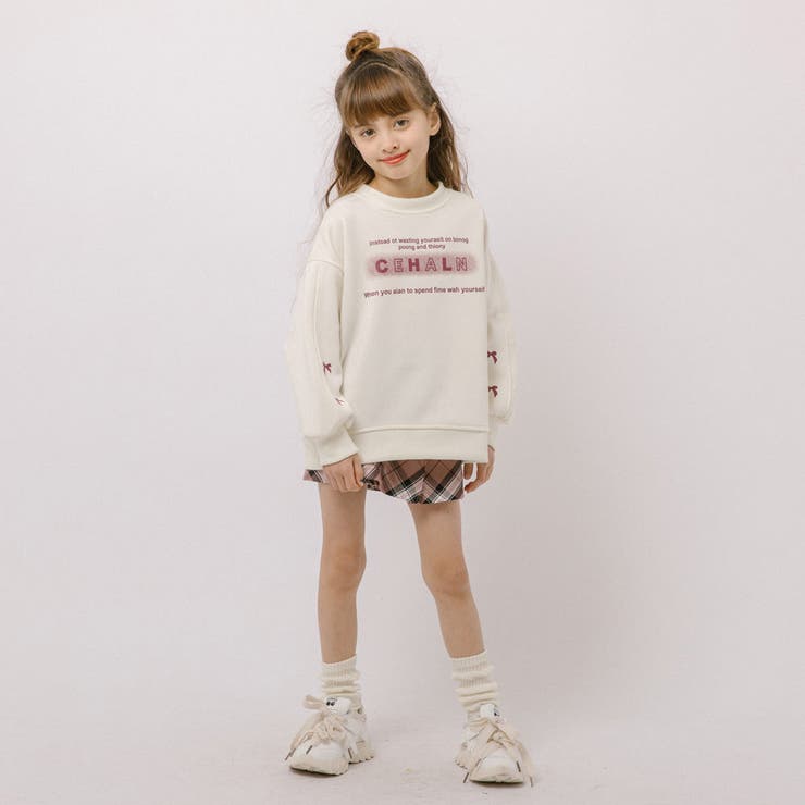 ショルダーリボンデザインプリントトレーナー | URBAN CHERRY | 詳細画像11 