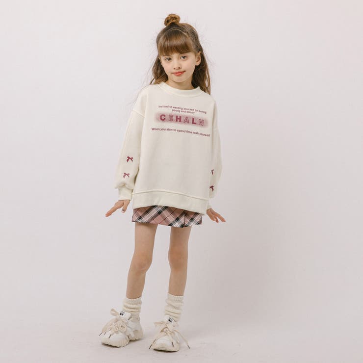 ショルダーリボンデザインプリントトレーナー | URBAN CHERRY | 詳細画像12 