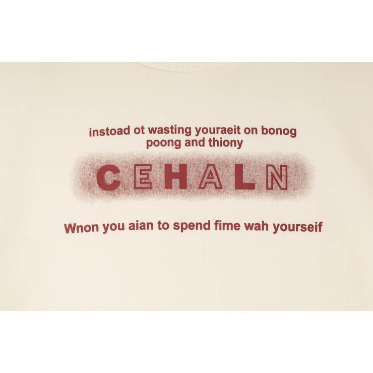 ショルダーリボンデザインプリントトレーナー | URBAN CHERRY | 詳細画像25 