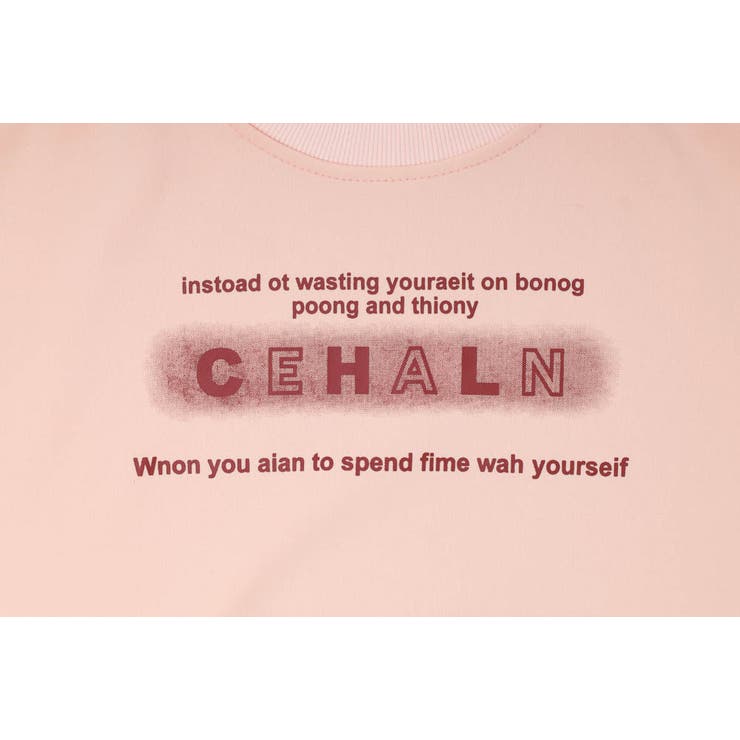 ショルダーリボンデザインプリントトレーナー | URBAN CHERRY | 詳細画像26 