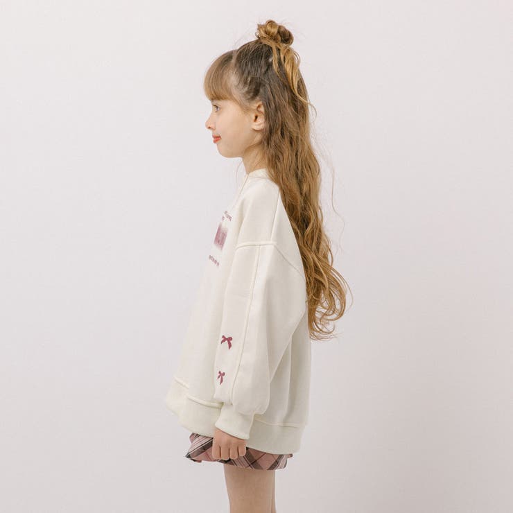 ショルダーリボンデザインプリントトレーナー | URBAN CHERRY | 詳細画像7 