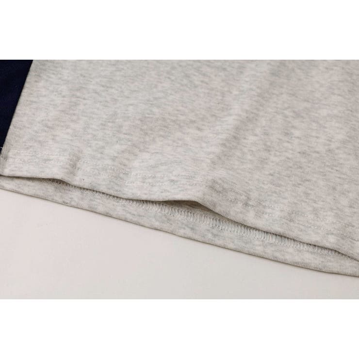 バイカラーフロントロゴプリントハーフジップトップス | URBAN CHERRY | 詳細画像13 