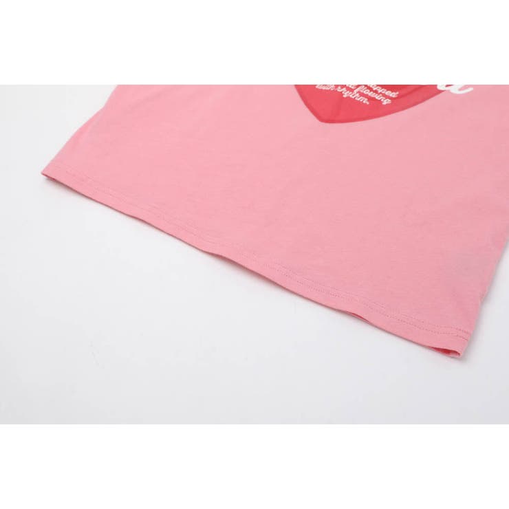 ハートレコードプリントチュールドッキングTシャツ | URBAN CHERRY | 詳細画像25 