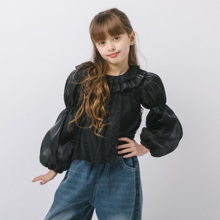 フリルカラーチュールドッキングブラウス | URBAN CHERRY | 詳細画像11 