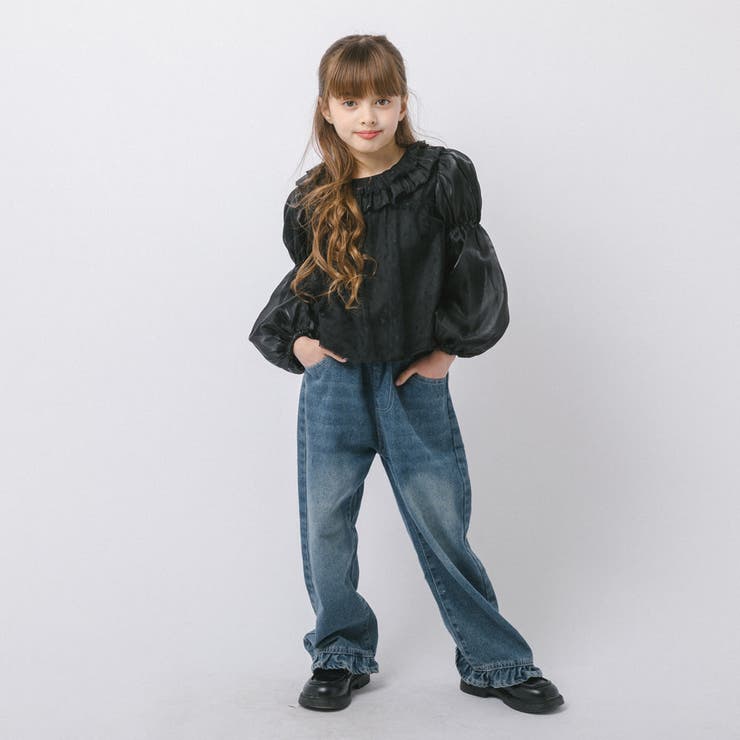 フリルカラーチュールドッキングブラウス | URBAN CHERRY | 詳細画像14 